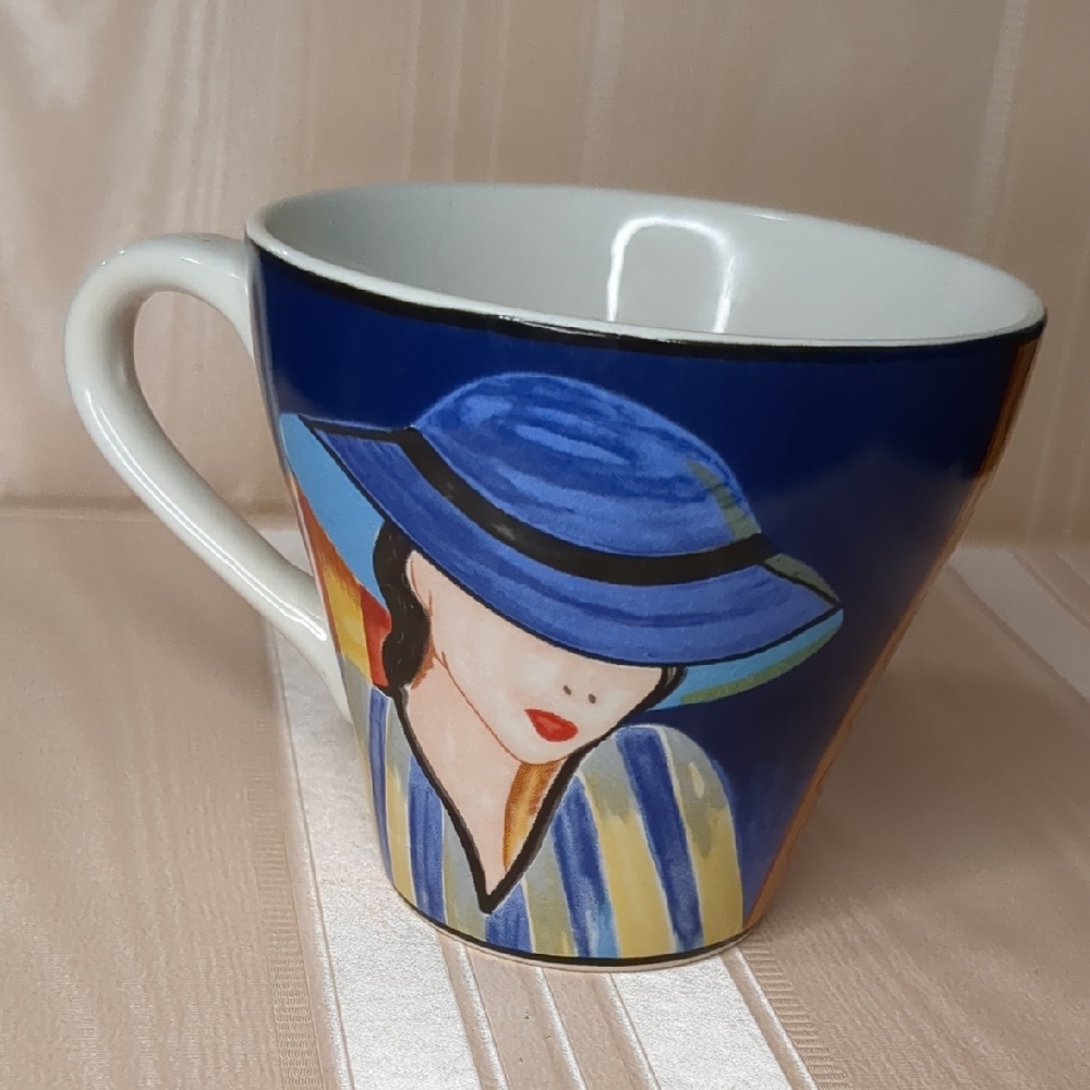 CAFE PARIS 4914 by Sango Women In Cafe Coffee Tea Mug Cup